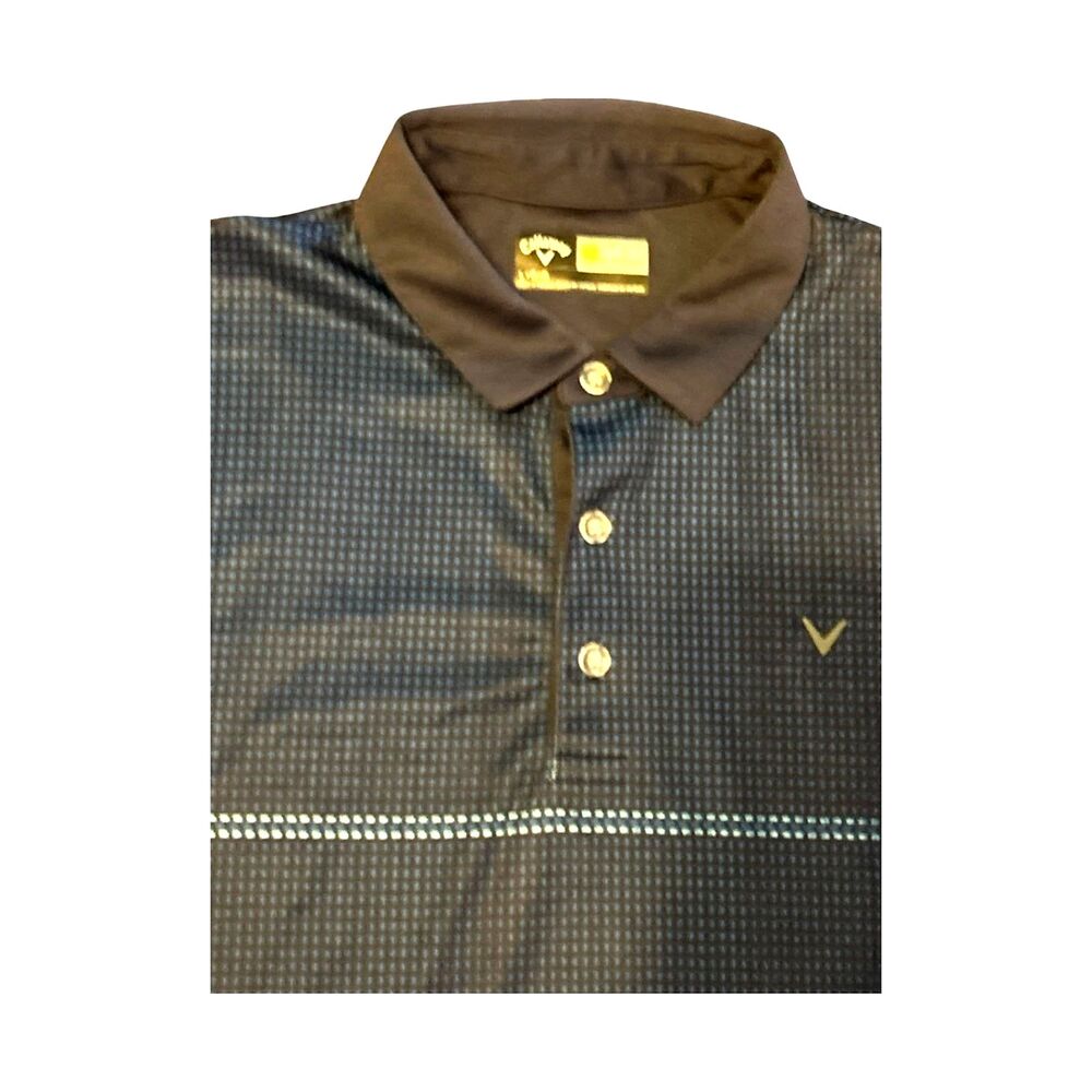 Callaway Mens Polo shirt featuring a geomeetric print
